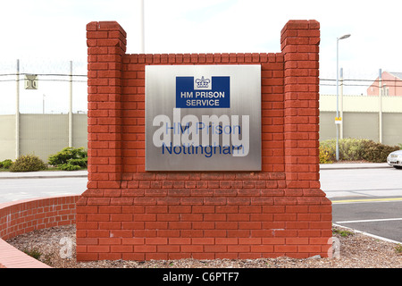 Gefängnis, UK, HMP Stockfoto