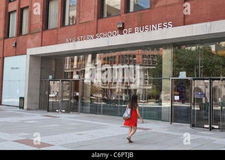 NYU Stern School of Business der New York University ist in der New Yorker Stadtteil Manhattan abgebildet. Stockfoto