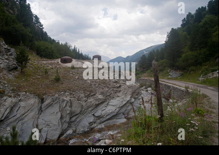 Ouvrage du Lavoir, Modane, Savoie, Frankreich Stockfoto