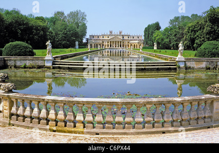 Gärten der Villa Pisani in Stra, außerhalb Padua. Stockfoto