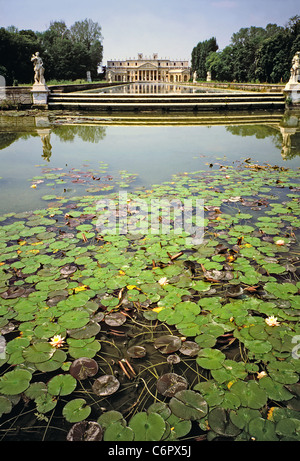 Gärten der Villa Pisani in Stra, außerhalb Padua. Stockfoto