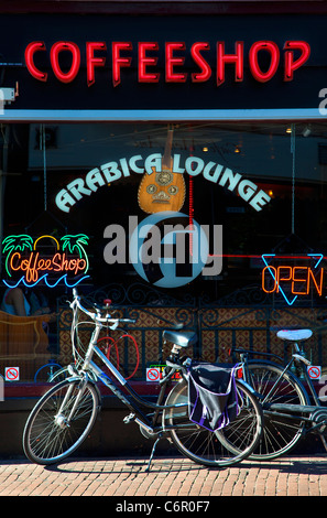 Europa, Niederlande, Coffee-Shop in Amsterdam, Stockfoto