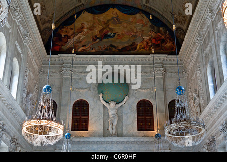 Die Bürgerinnen und Bürger-Saal im königlichen Palast auf dem Dam in Amsterdam Stockfoto