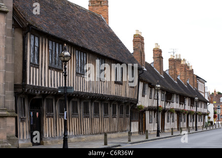 Kirchgasse, Stratford Warwickshire. UK Stockfoto