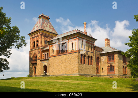 Olana State Historic Site persische Stil Zuhause der Hudson River School Maler Frederic Edwin Church in Hudson New York Stockfoto