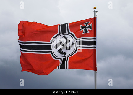 Weltkrieg 11 Deutschland Marine Fahne Stockfoto