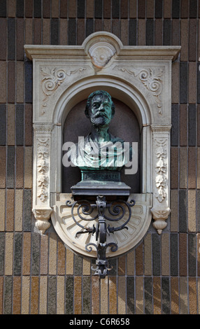 Jacob Christian Jacobsen, vor allem bekannt als J. C. Jacobsen - der Gründer der Brauerei Carlsberg und nannte ihn nach seinem Sohn Carl Stockfoto