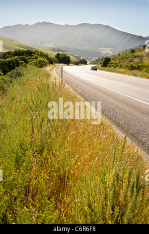 Highway 1 zwischen Gaviota und Lompoc, Kalifornien, Vereinigte Staaten von Amerika Stockfoto