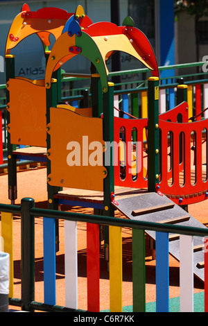 Spielplatz ohne Kinder Stockfoto