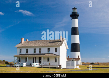 Bodie Island Leuchtturm auf den Outer Banks von North Carolina. Stockfoto