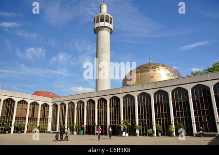 London Central Mosque, Parkstraße, Regents Park, City of Westminster, London, Greater London, England, Vereinigtes Königreich Stockfoto