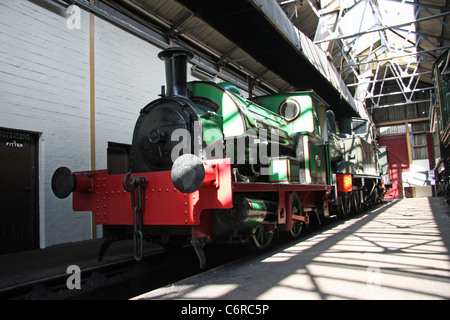 Nr. 1 "Bonnie Prince Charlie" in der Halle in Didcot Railway Centre. Stockfoto