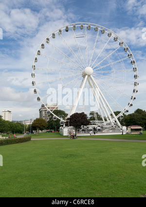 Das Rad von Plymouth, eine 60-Meter-Riesenrad auf der Hacke. Stockfoto