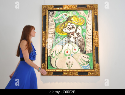 Pablo Picasso - Porträt von Angel Fernandez De Soto, geschätzt £ 30 Millionen Impressionismus und moderne Kunst Evening Sale auf 23 Stockfoto