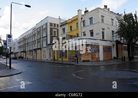 Gegenmaßnahmen unternehmen während der Notting Hill Carnival in London zu schützen. Stockfoto