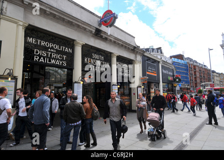 South Kensington Station, London, England, UK Stockfoto