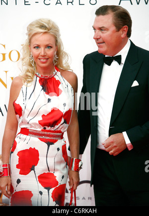 Prinz Charles und Prinzessin Camilla Bourbon zwei Sizilien bei der Abschlussfeier der 2010 Monte Carlo TV Stockfoto