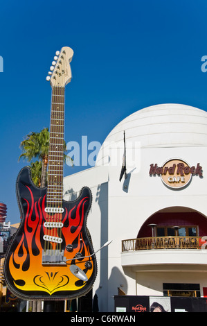 Hard Rock Cafe in den Universal Studios, Los Angeles, Kalifornien, USA Stockfoto