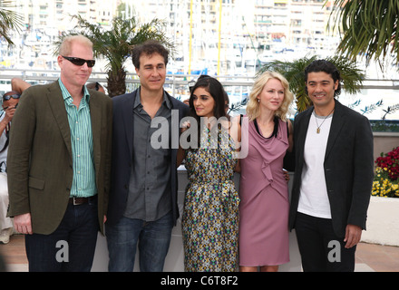 Doug Liman, Liraz Charhi, Naomi Watts und Khaled Nabawy Cannes International Film Festival 2010 - Tag 9 - Freiwild photocall Stockfoto