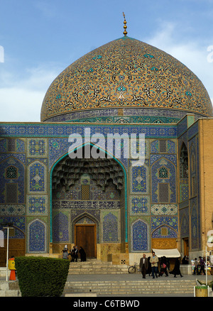 Der Sheikh Lotfollah-Moschee in Isfahan, erbaut im frühen 17. Jahrhundert, ist sicherlich die schönsten Moschee im Iran. Stockfoto
