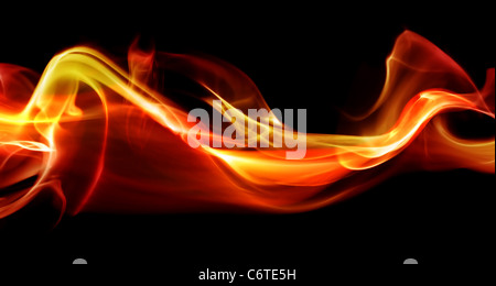 Flamme-abstrakt Stockfoto