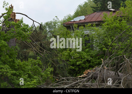 Das verlassene Haus in Ohio OH Pictures Bilder Fotos Fotografien große hochauflösende horizontale in den USA Hi-res Stockfoto