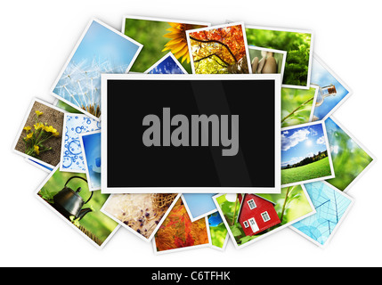 Leere Foto Stockfoto