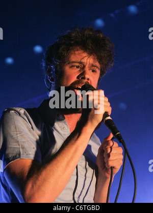 Passion Pit Durchführung im Fillmore Miami Beach in The Jackie Gleason Theater Miami Beach, Florida - 13.06.10 Aruna Gilbert Stockfoto