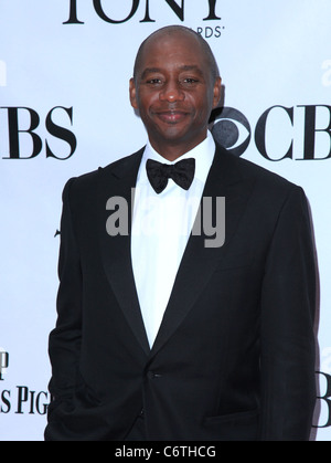 Branford Marsalis hielt die 64. Tony Awards in der Radio City Music Hall Ankunft New York City, USA - 13.06.10 Stockfoto