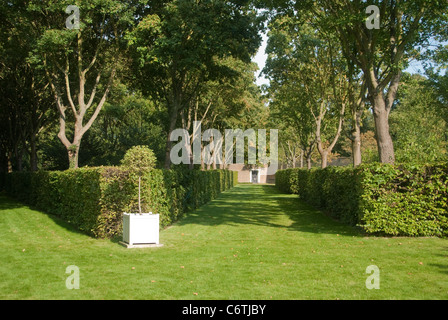 Gärten in Ham House, Richmond, London Stockfoto