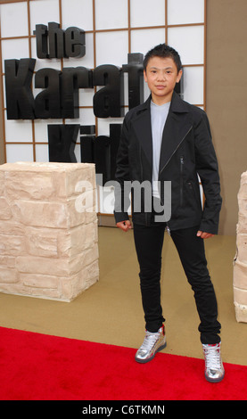 Zhenwei Wang The LA Premiere von "Karate Kid" statt im Mann Village Theatre in Westwood, Los Angeles, USA - 07.06.10 Stockfoto