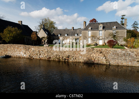 Le Château Schwabenkarte (Burg Isle), XVII, Brecé, Erbe Nord Mayenne (Brecé, Pays de la Loire, Frankreich). Stockfoto