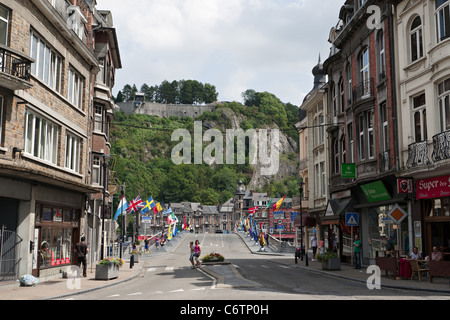 Die Stadt Dinant, Ardennen, Belgien Stockfoto