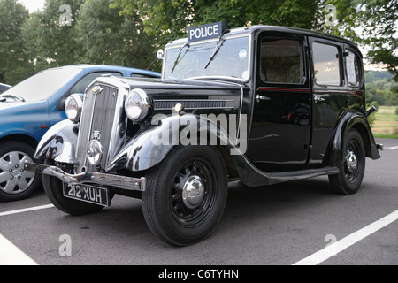 1935-Wolseley Wespe East Riding Constabulary-Polizei-Auto Stockfoto