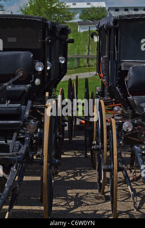 VEW of Amish Country in Ohio OH USA amerikanische Amish Community US Living Lifestyle Daily Life Niemand keine vertikale Hi-res Stockfoto