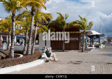 Puerto Calero, Lanzarote, Kanarische Inseln Stockfoto