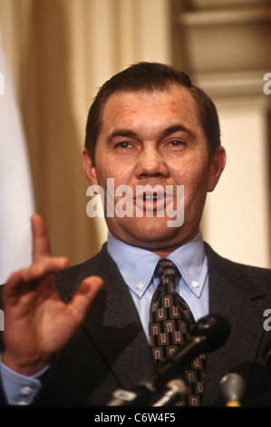 Russischer rechtsextreme Politiker General Alexander Lebed befasst sich mit der amerikanisch-russischen Business Council Stockfoto