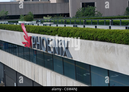 Das Phoenix Companies-Hauptquartier ist in Hartford, Connecticut, Samstag, 6. August 2011 abgebildet. Stockfoto