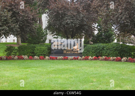 Hartford Financial Services Group Headquarters ist in Hartford, Connecticut, Samstag, 6. August 2011 abgebildet. Stockfoto