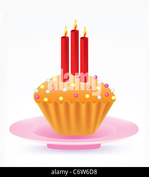 Muffin Kuchen Stockfoto