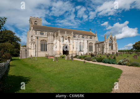 St.-Margarethen Kirche, Cley, Norfolk, england Stockfoto