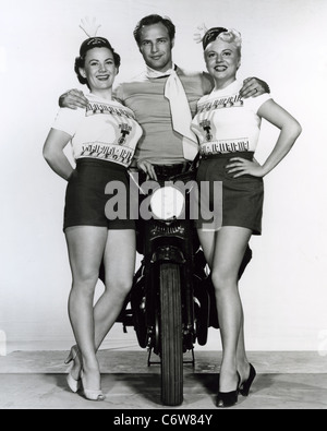 DER WILD ONE Studio Publicity Foto mit Marlon Brando im Jahre 1953 Stockfoto
