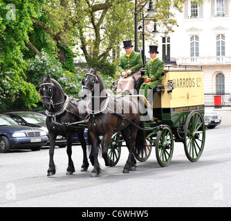 Harrods-Marken, die den berühmten Kaufhaus Harrods in Knightsbridge London für ein Gerücht, Quatar Holdings verkauft wurde Stockfoto