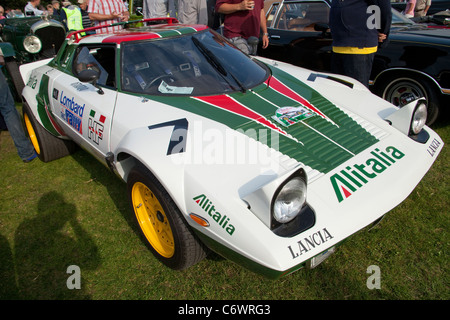 Lancia Stratos harpenden Klassiker über die Gemeinsame Stockfoto