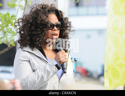 Oprah Winfrey Oprah Magazine feiert 10-jähriges Jubiläum mit dem Leben Ihre beste Leben gehen New York City, USA- Stockfoto