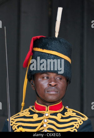 Könige der Truppen Horse Guard, London, England Stockfoto