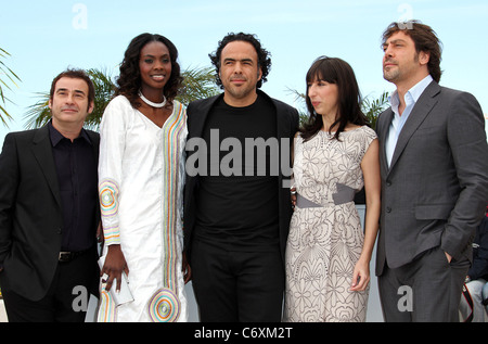 Diaryatou Daff, Alejandro Gonzalez Inarritu, Maricel Alvarez und Javier Bardem Cannes International Film Festival 2010 - Tag 6 Stockfoto