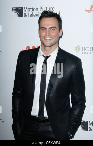 Cheyenne Jackson 5. Annual "A Fine Romance" Benefit für den Motion Picture & Fernsehfonds Austria statt bei 20th Century Fox, Stufe 8 Stockfoto