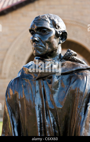 Jean d'Aire, Skulpturen eine der sechs Figuren der Bürger von Calais von Auguste Rodin an der Stanford University. JMH5204 Stockfoto