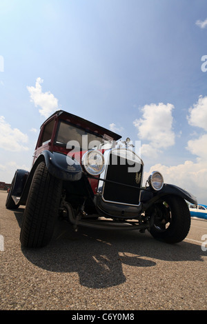 Klassische Automobile restauriert für die Anzeige im Auto-Shows. Stockfoto